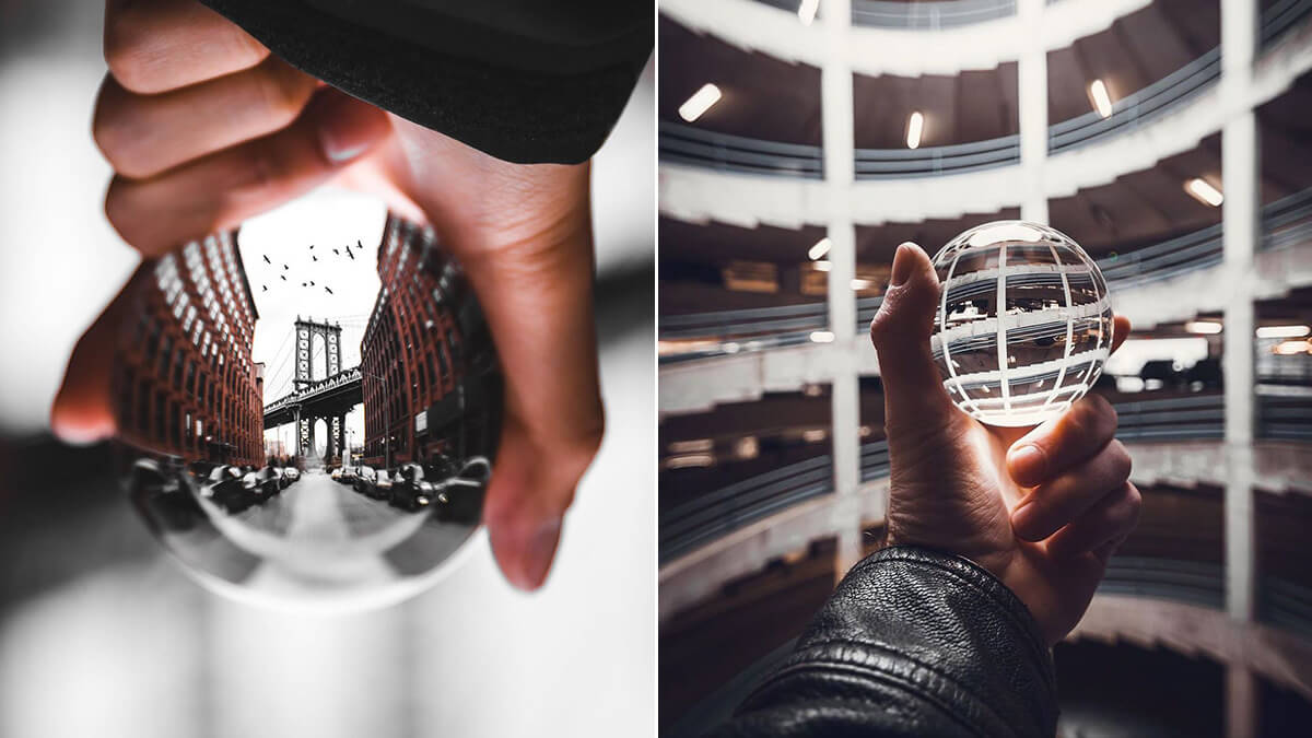 Handheld Lensball Photography Ideas