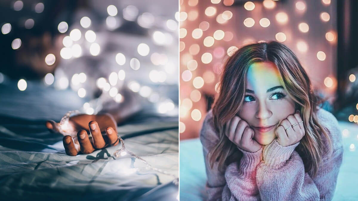 string lights photography