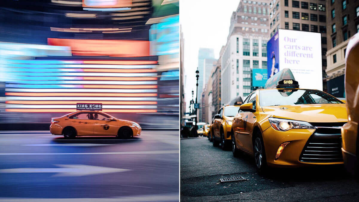 NYC Cab & Taxi Photography Ideas