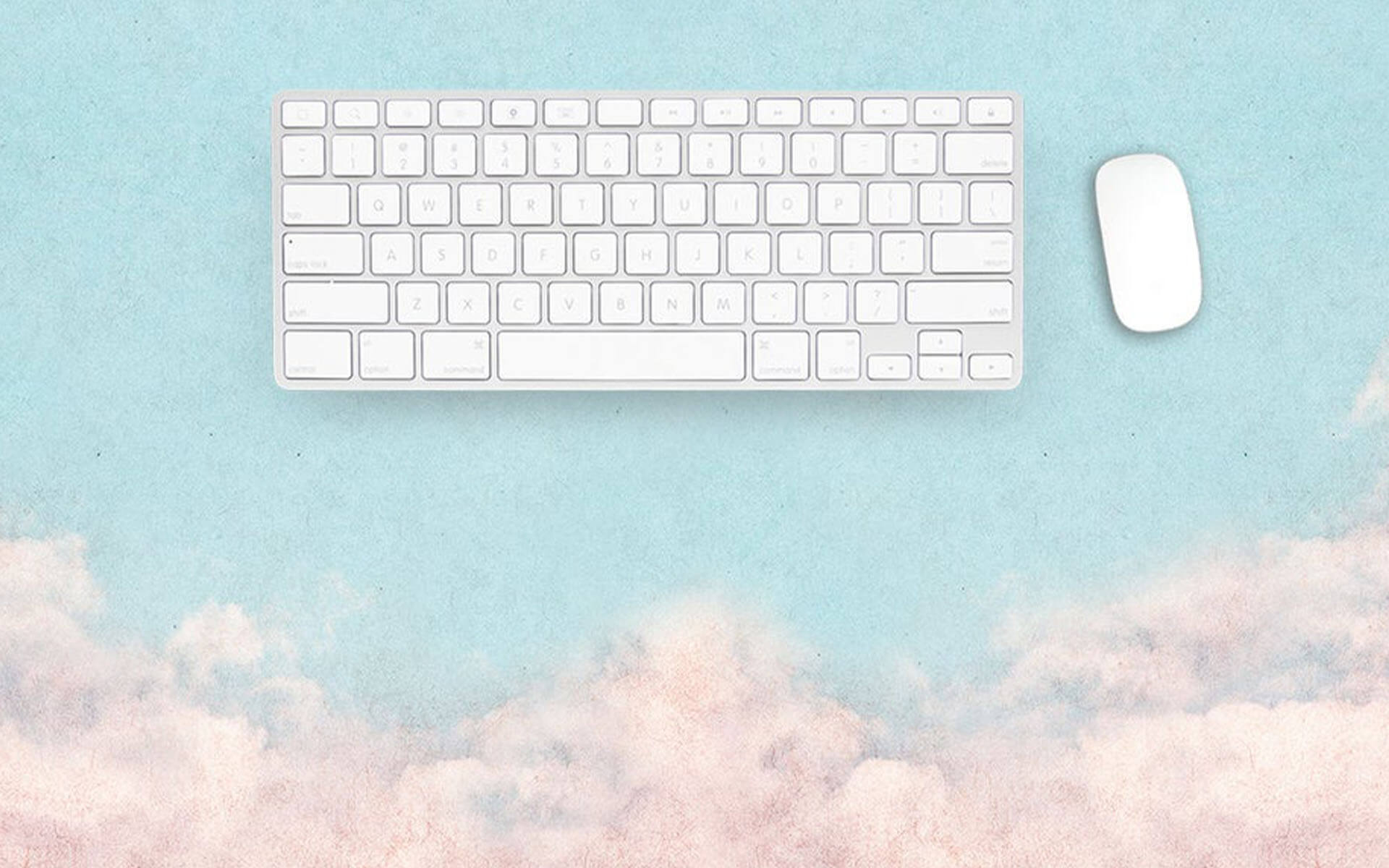 Cloud Aesthetic Desk Cover