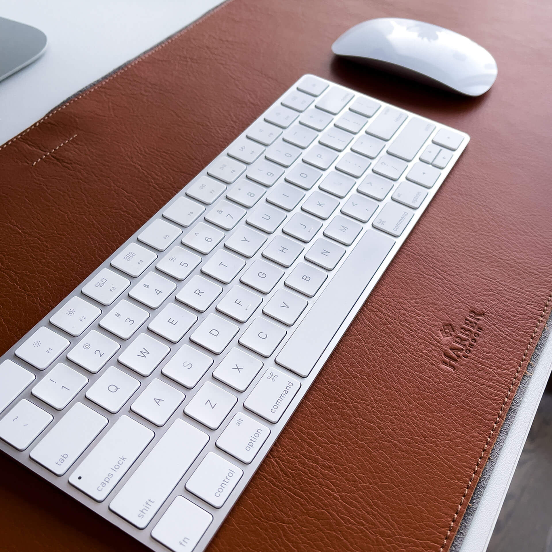 Brown Leather Desk Pad