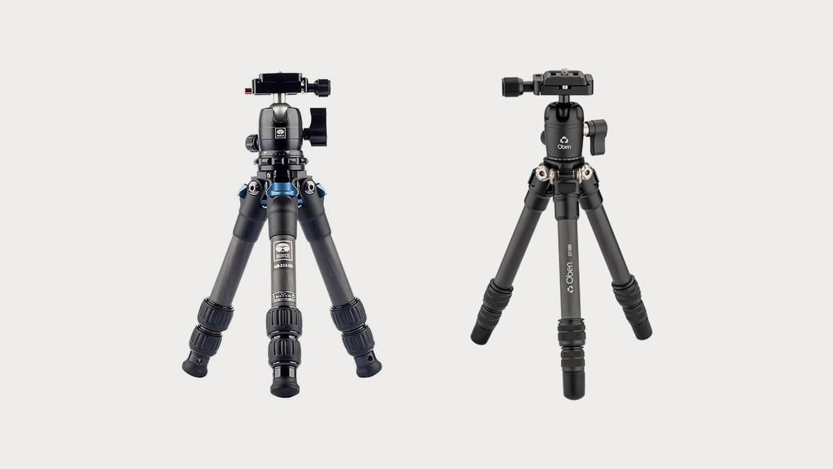 Lightweight Tabletop Tripods