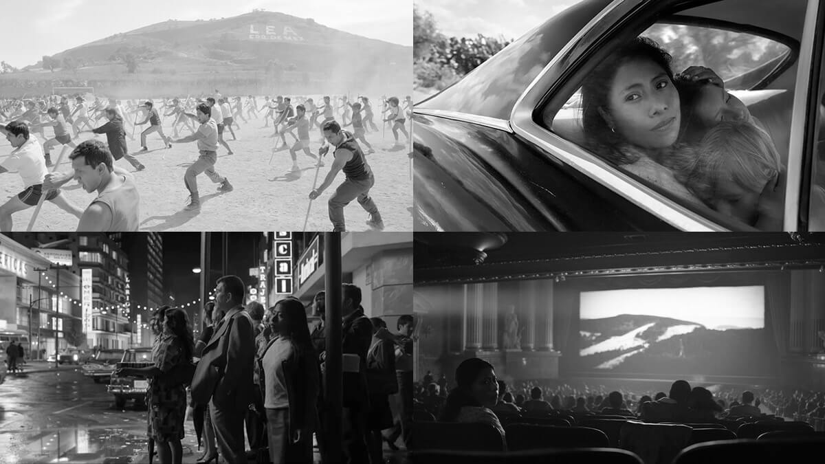 Roma Black and white movie stills