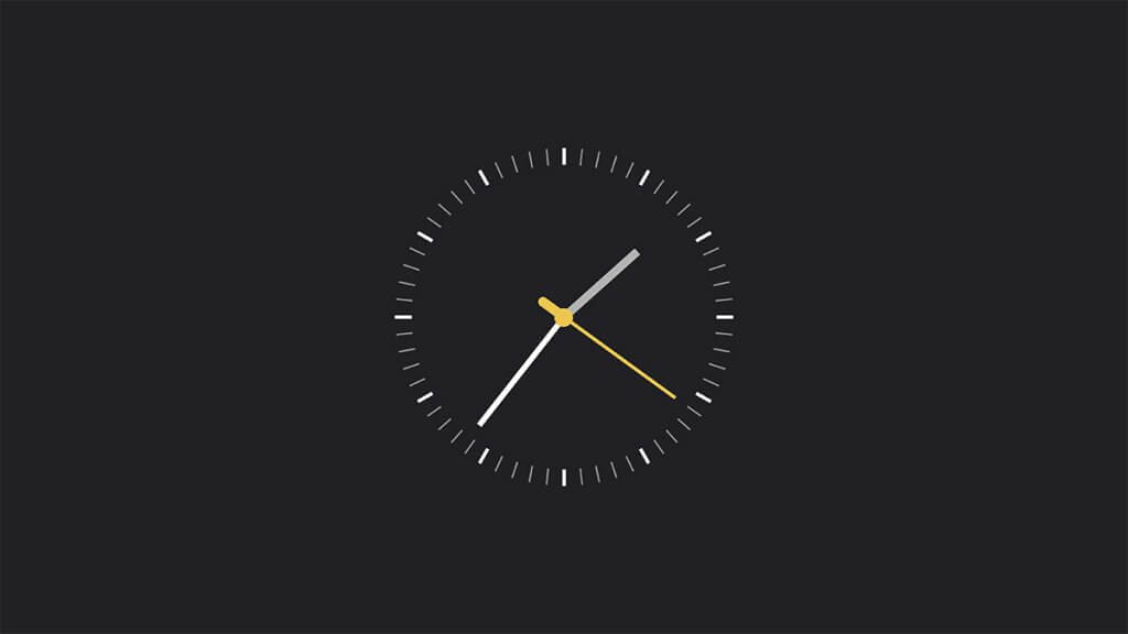 Simple Analog Watch Clock Mac Screensaver Gridfiti