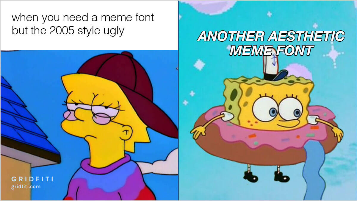 Aesthetic Meme Font