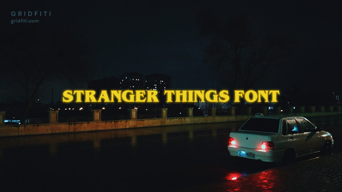 Free Stranger Things Font Download