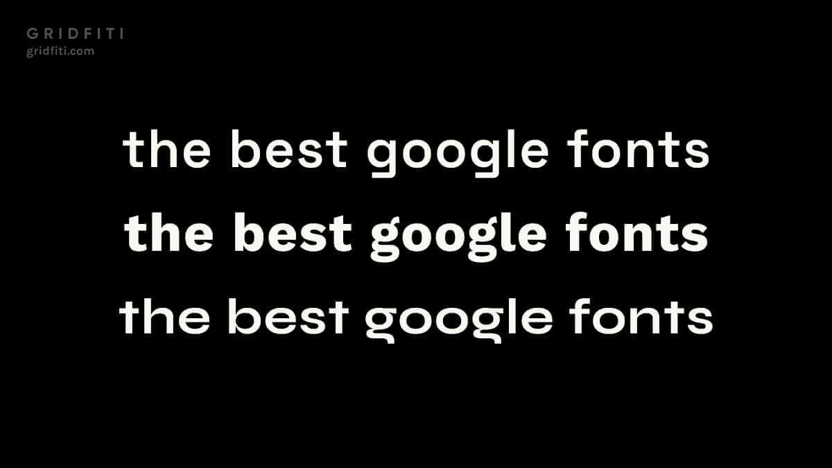 Aesthetic Fonts for Google