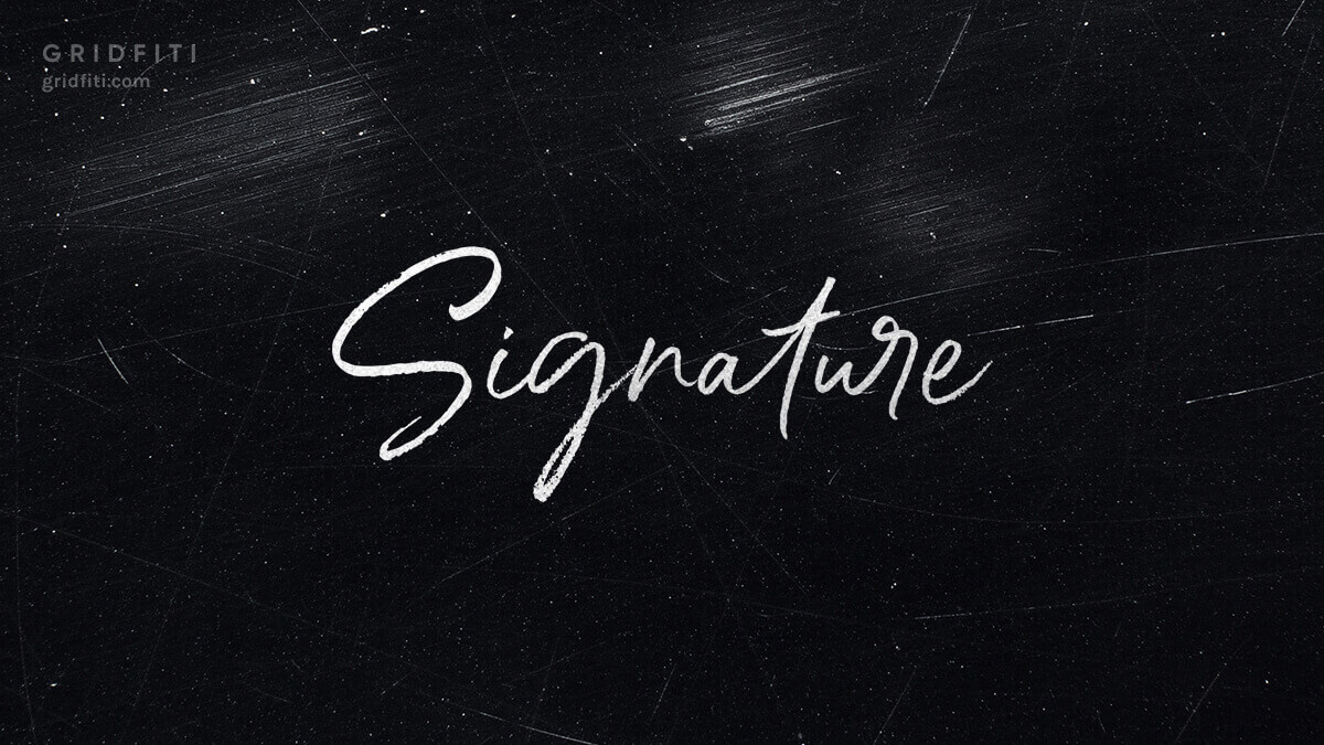 Aesthetic Cursive Fonts