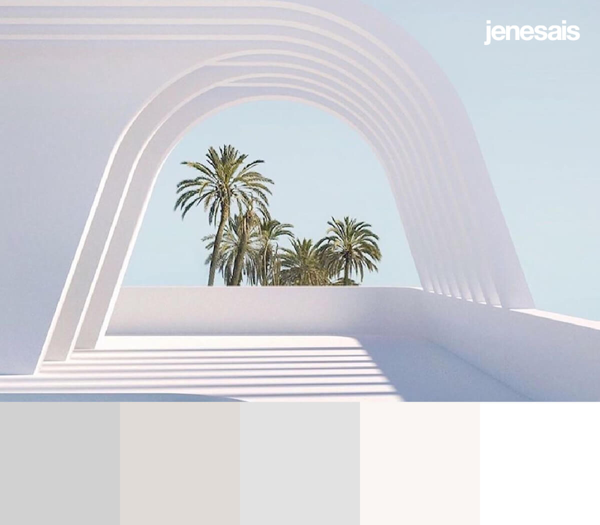 Aesthetic White color palette