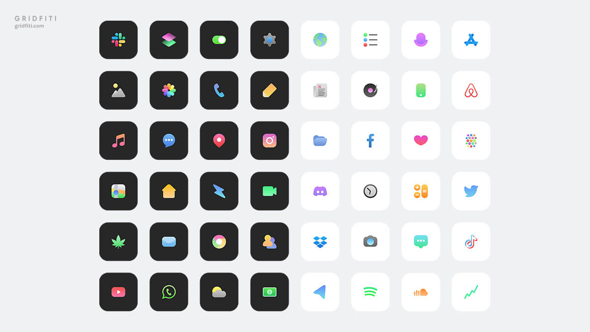 20+ Aesthetic iOS 14.6 App Icons & Icon Packs for Your iPhone | Gridfiti