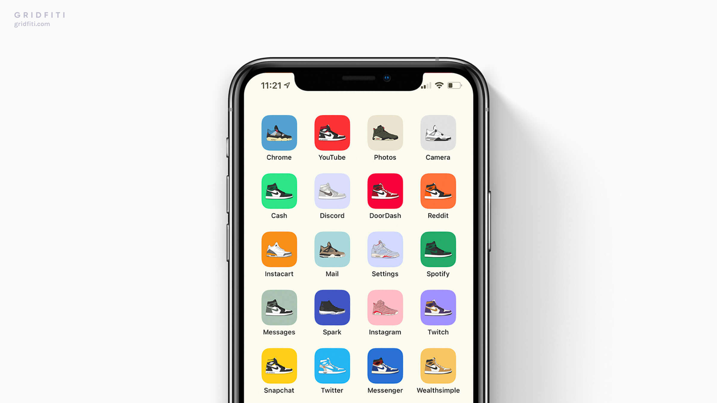 Hypebeast Sneaker App Icons for iOS 14