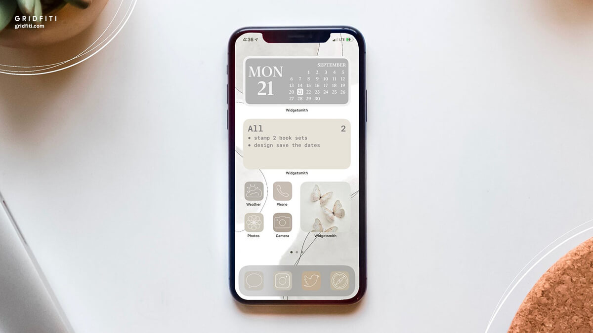 Neutral Grey Icon Ideas for iOS 14