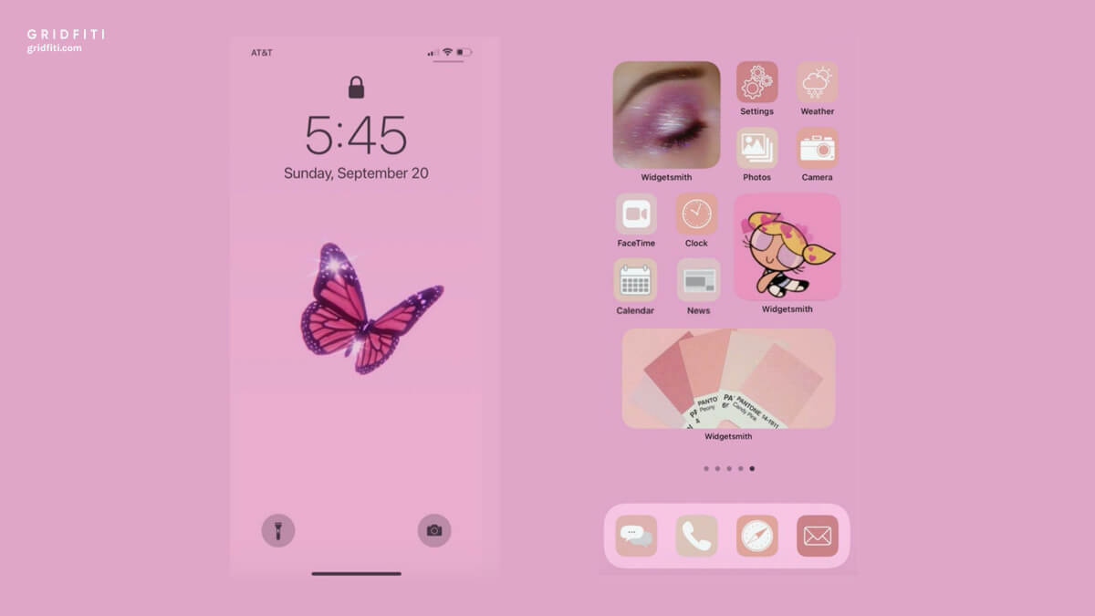 Pink Baby Aesthetic Theme App Icon Idea