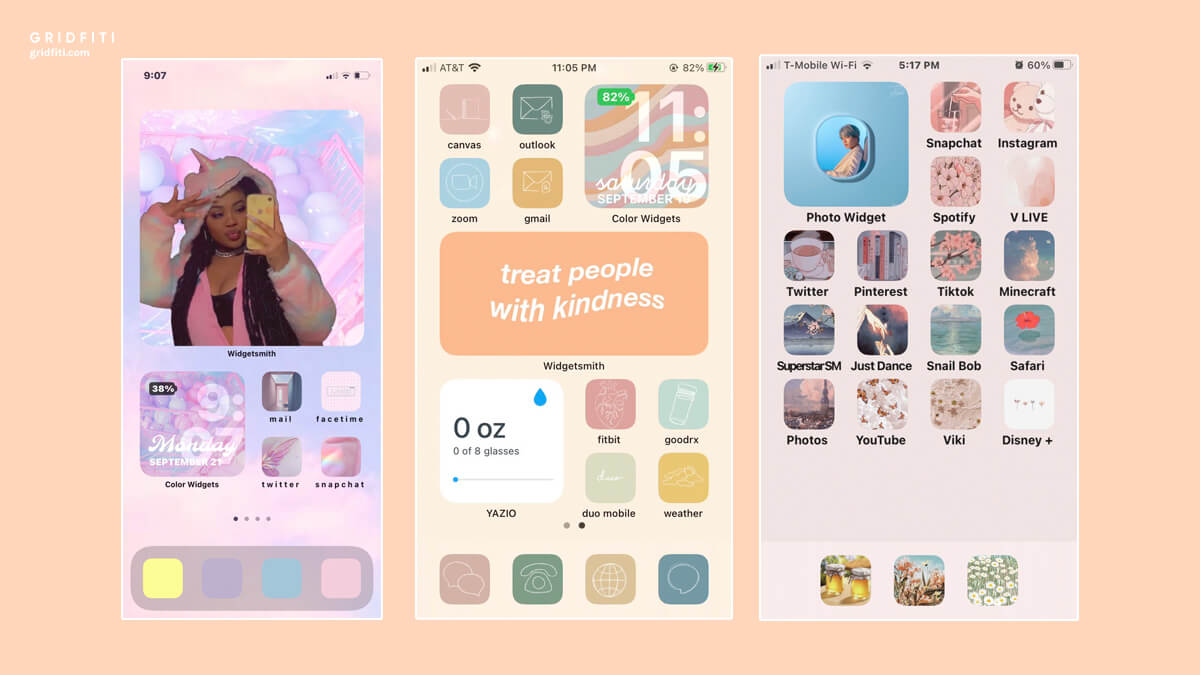 Aesthetic Iphone Home Screen Layout Ideas Tumblr - canvas-story