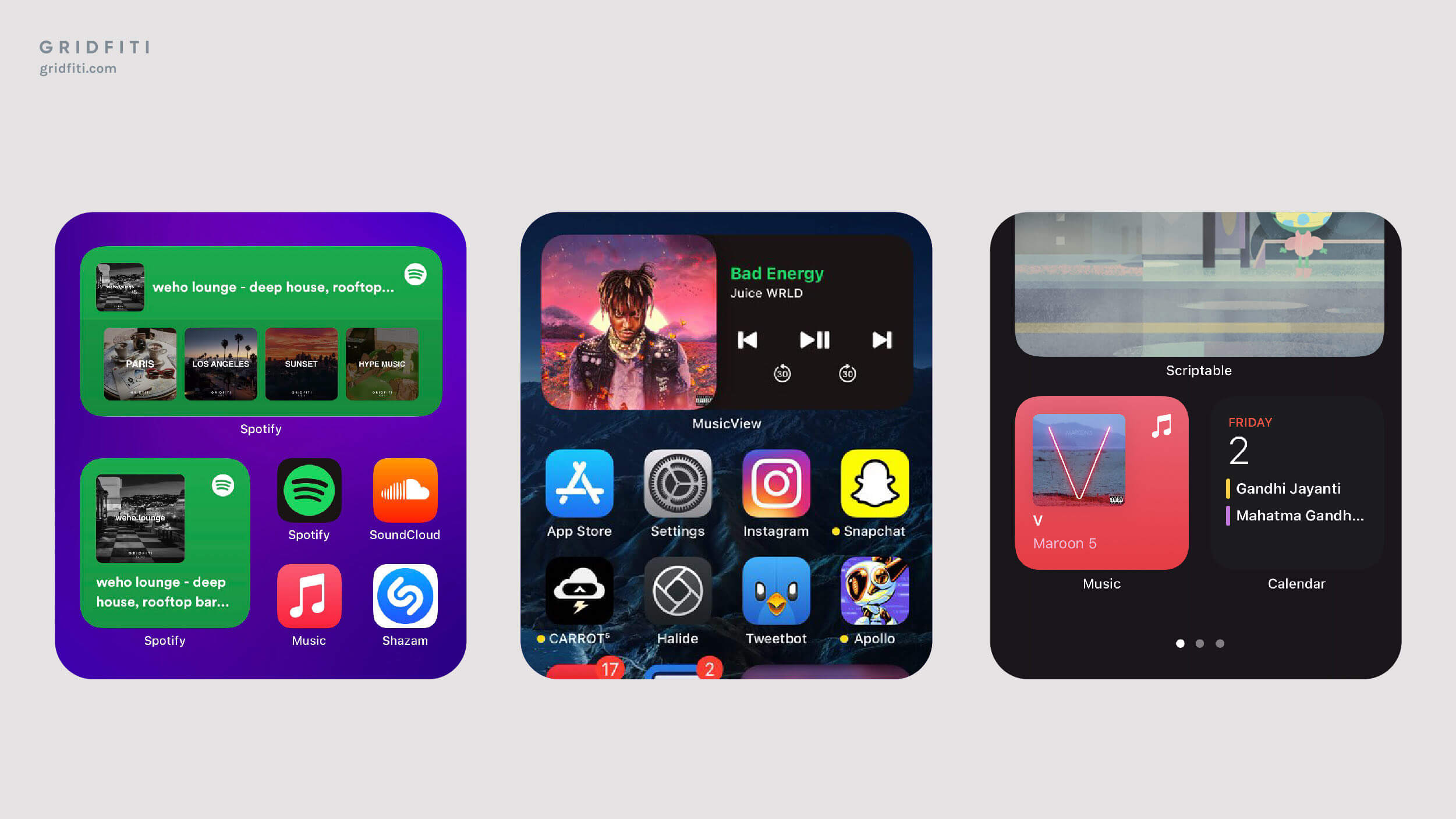 25+ Aesthetic iOS 17 Widget Ideas & Apps for iPhone Gridfiti