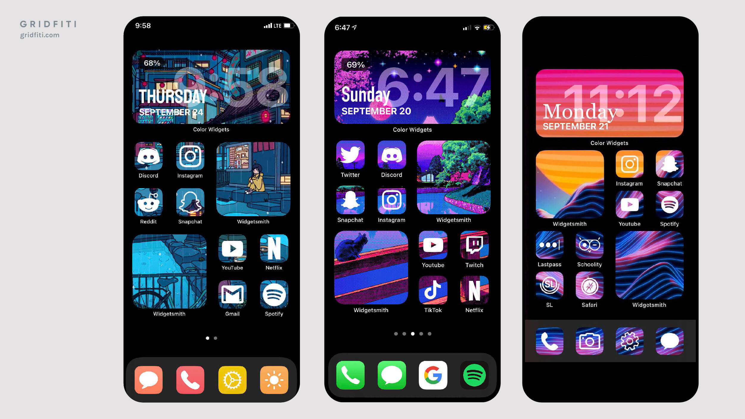 25+ Aesthetic iOS 14.6 Widget Ideas & Apps for iPhone | Gridfiti