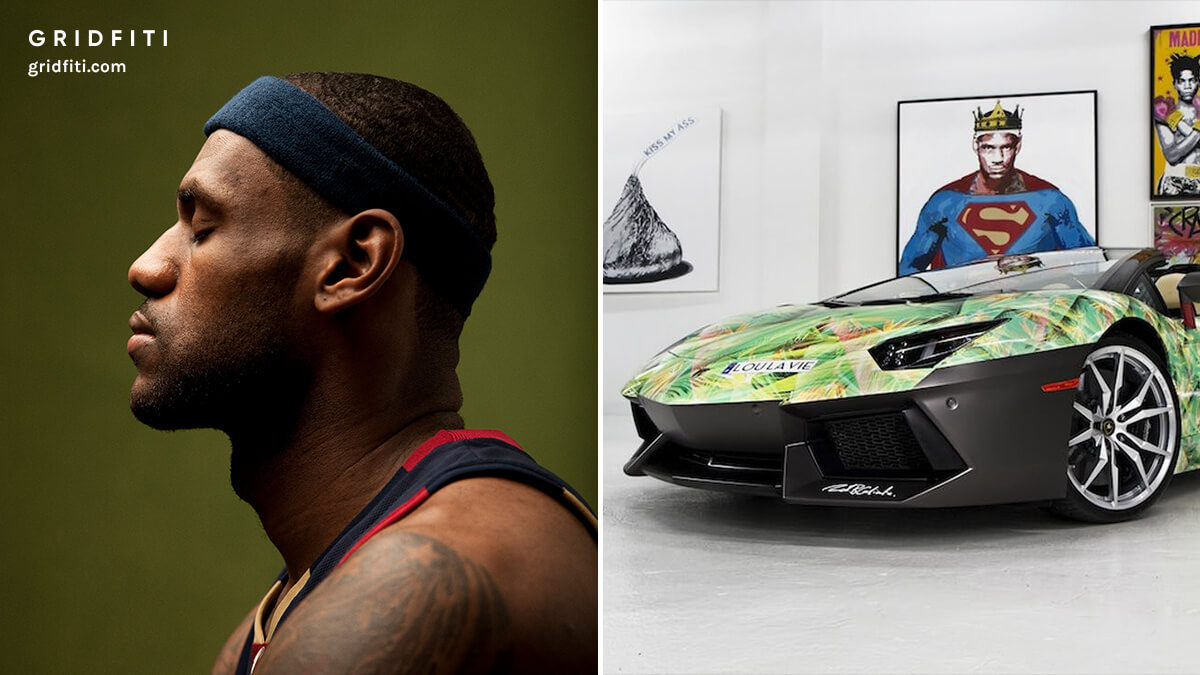 Lebron James Car - Nike Lamborghini