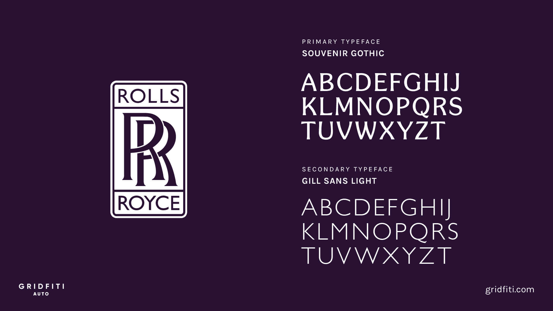 Rolls Royce Font