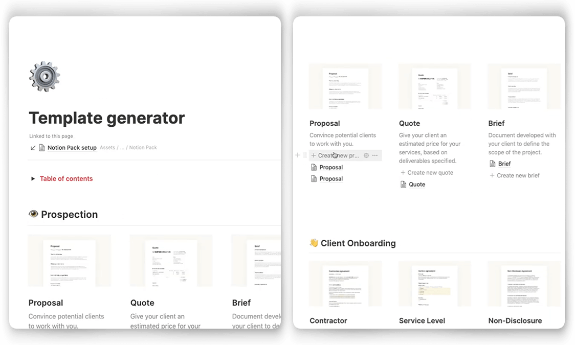 Notion Freelance Templates & Resources