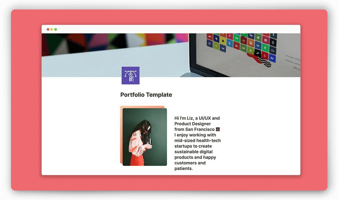 Notion Product Design Portfolio Template