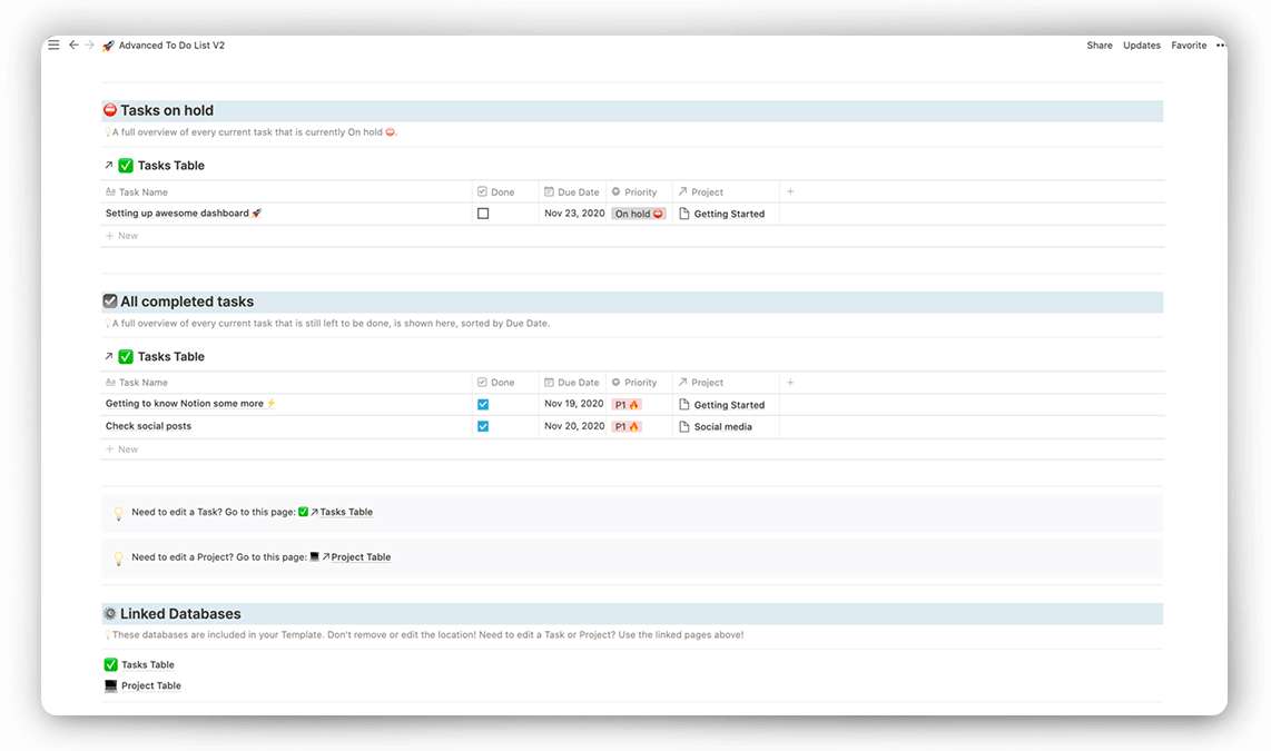 notion recurring tasks