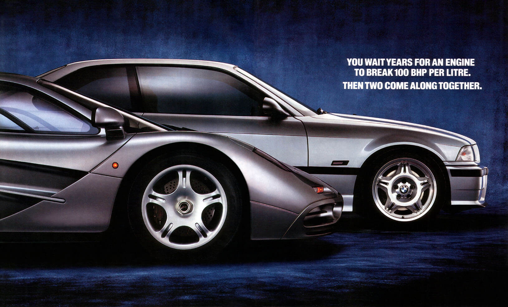 McLaren F1's Mighty BMW Engine Car Ad