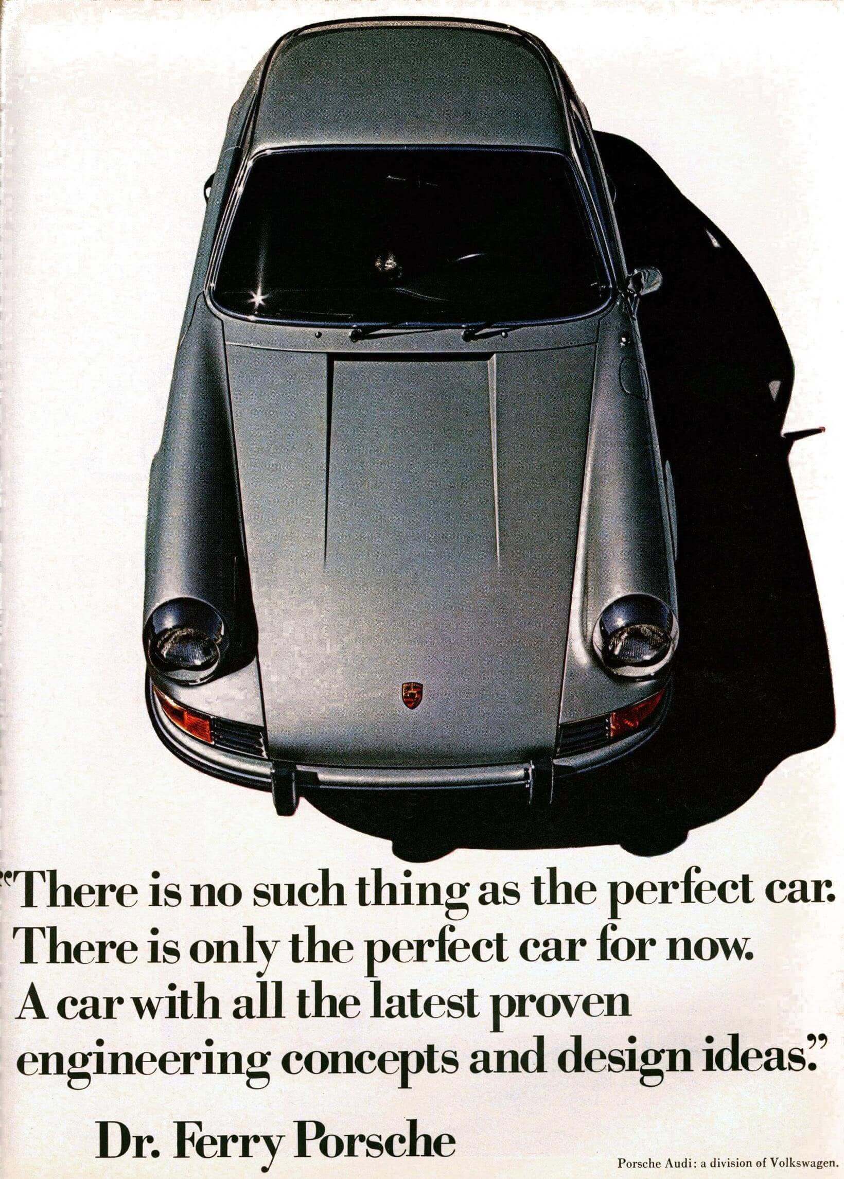 Ferry Porsche's Perfect Vintage Automotive Ad