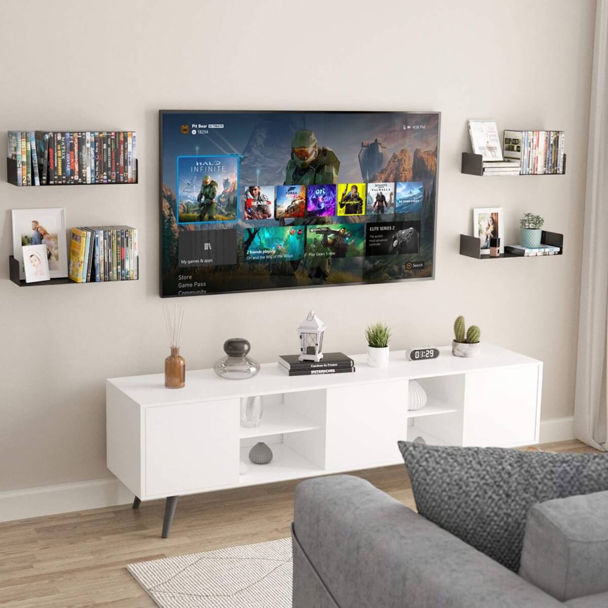 Best Gaming Entertainment Centers & TV Stand Setup Ideas | Gridfiti