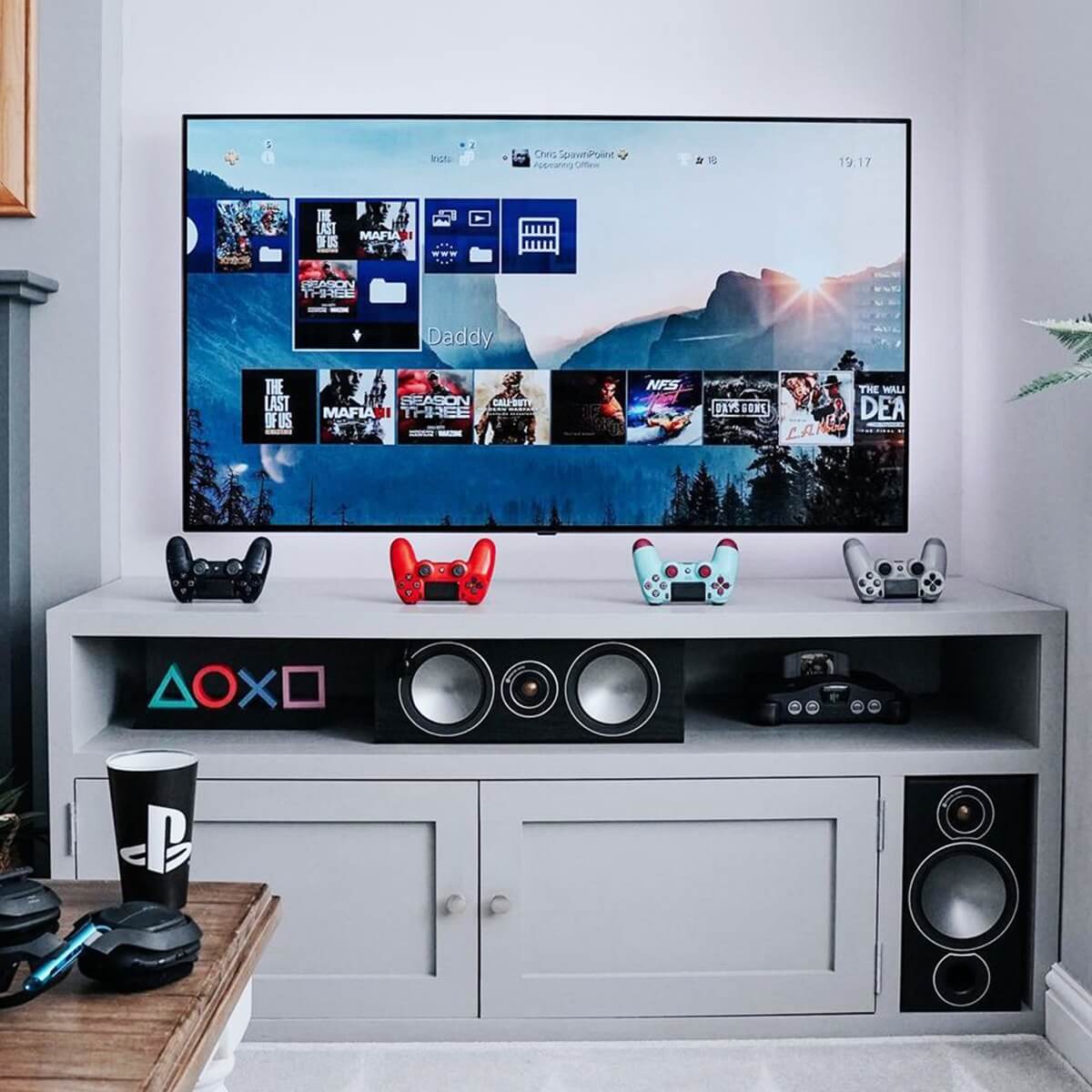 Best Gaming Entertainment Centers & TV Stand Setup Ideas Gridfiti