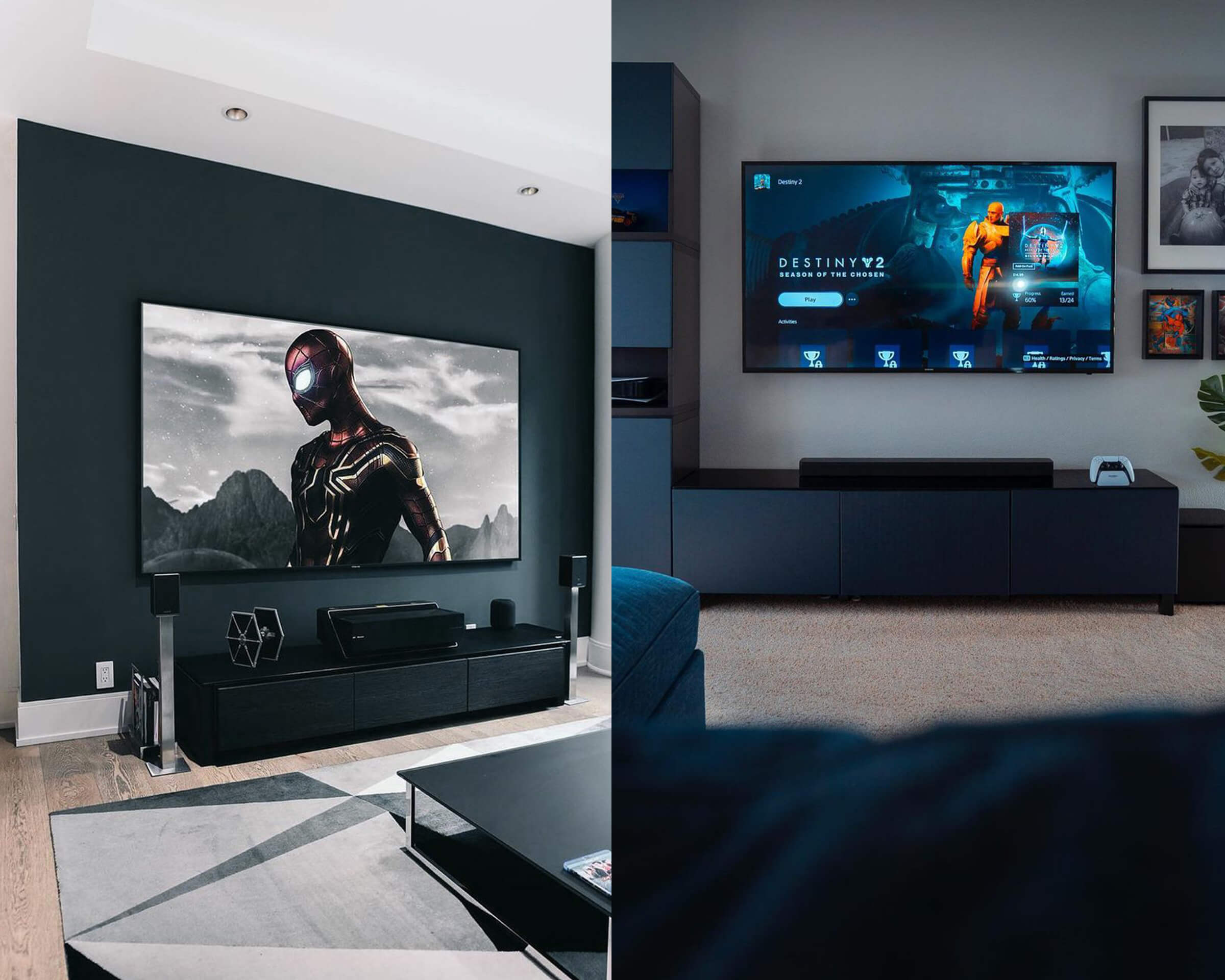 Best Gaming Entertainment Centers & TV Stand Setup Ideas | Gridfiti