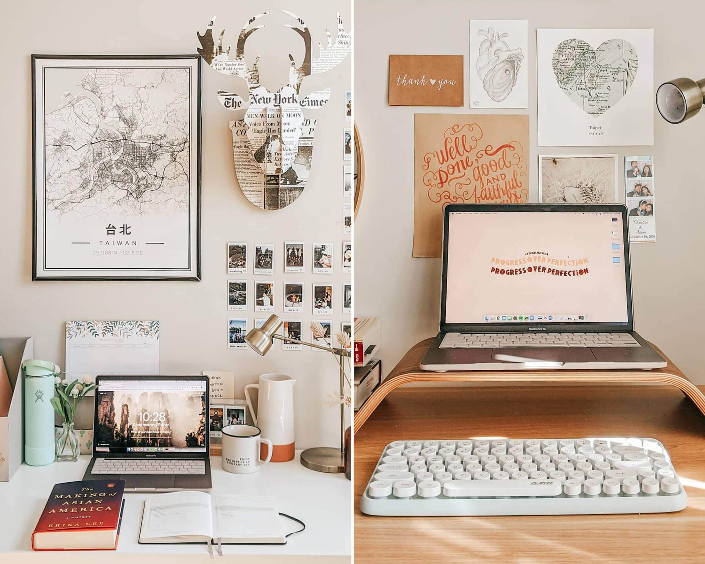 30+ Aesthetic Desk Ideas for Your Workspace | Gridfiti