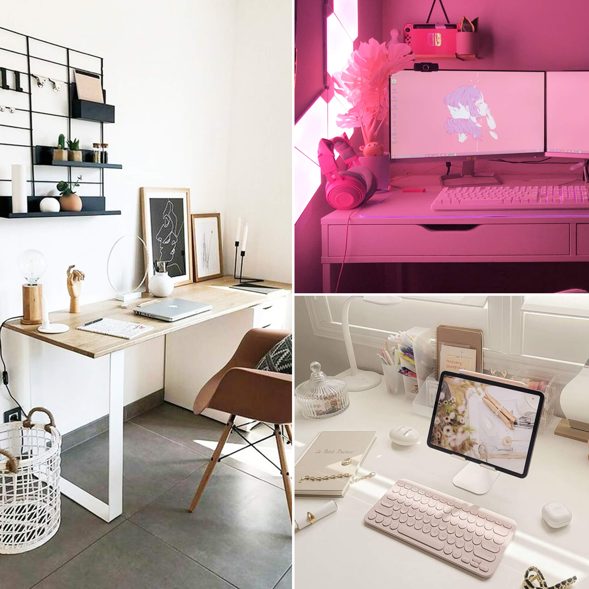 30 Home Desk Decor Ideas To Upgrade Your Aesthetic