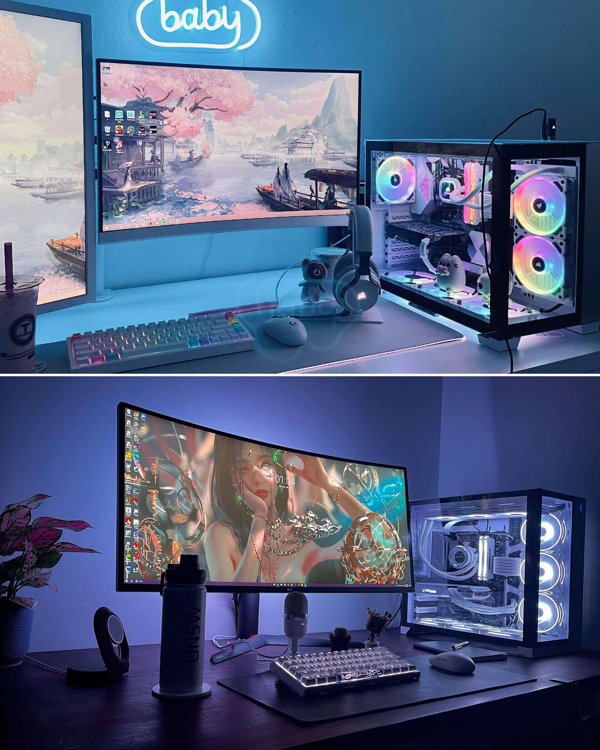 Aesthetic PC Cases & Battlestations