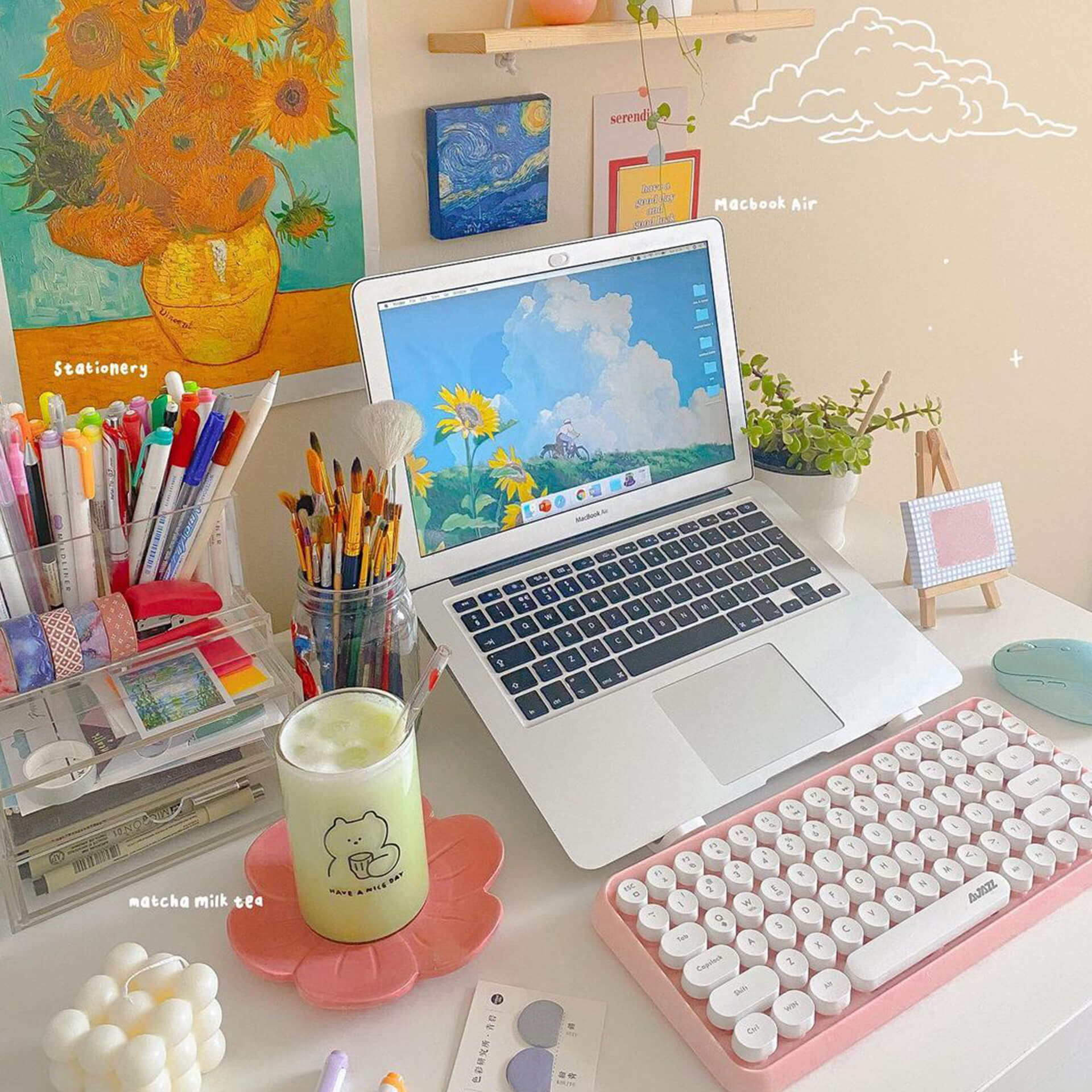 30+ Aesthetic Desk Ideas for Your Workspace | Gridfiti