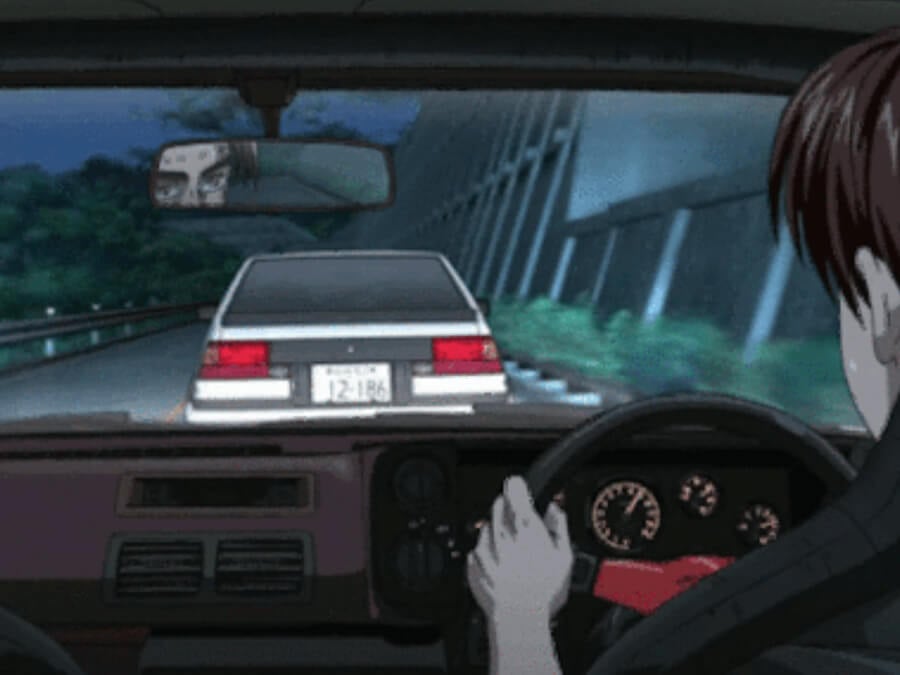 Female anime character driving a car HD wallpaper | Wallpaper Flare