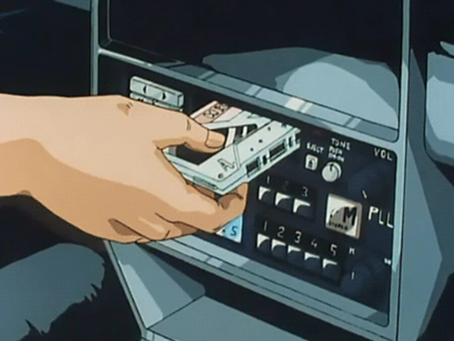 Cassette Tape Car Anime