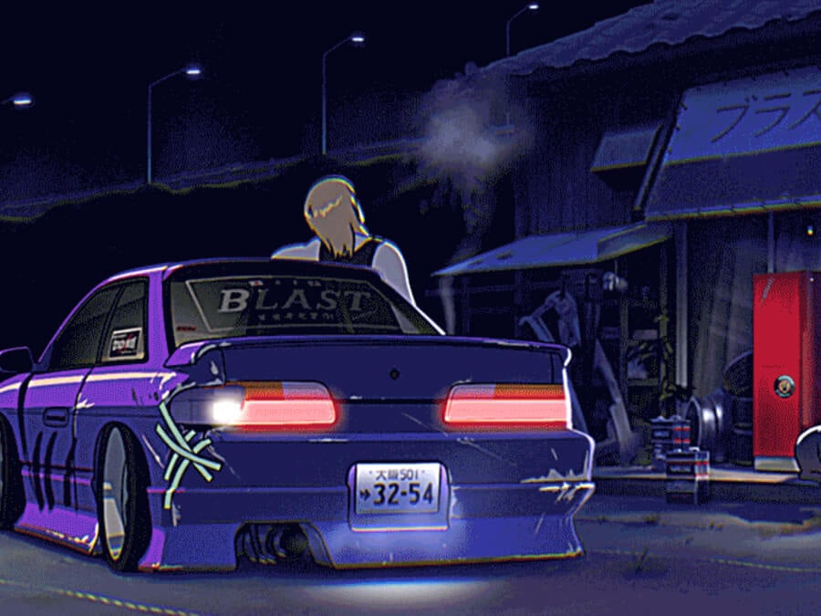 50 Anime Cars Desktop Wallpapers  WallpaperSafari