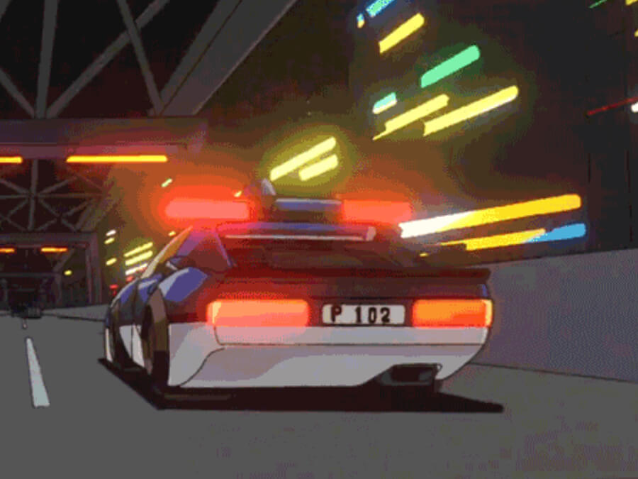 Anime Police Car Lights & Sirens