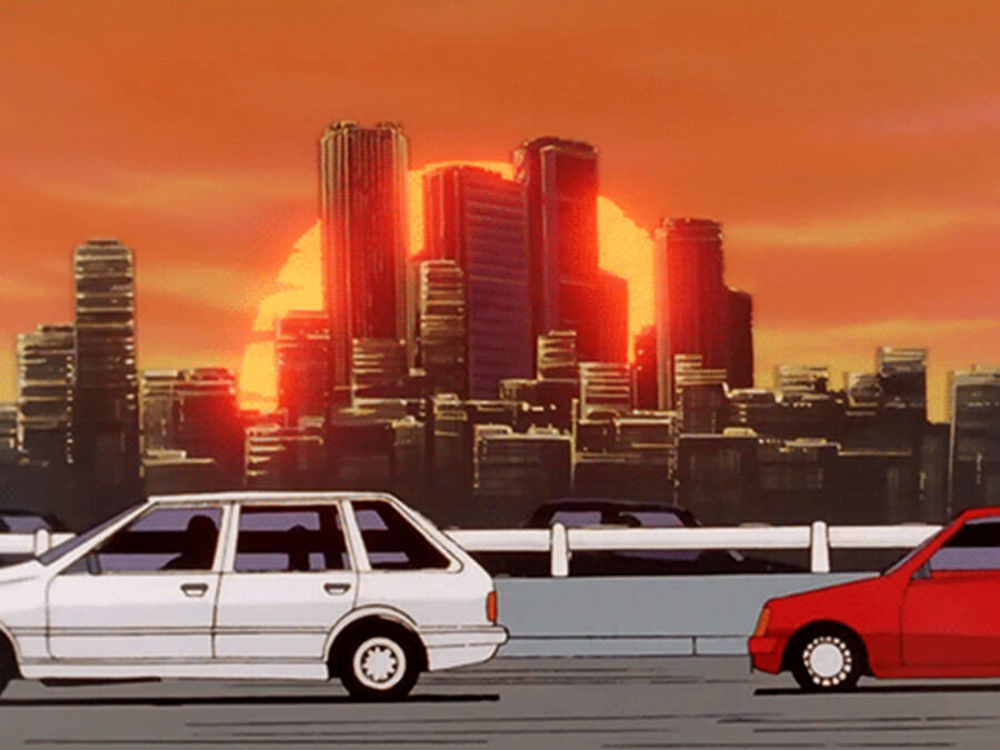 50 Aesthetic Anime Cars Driving Looping Gifs Gridfiti