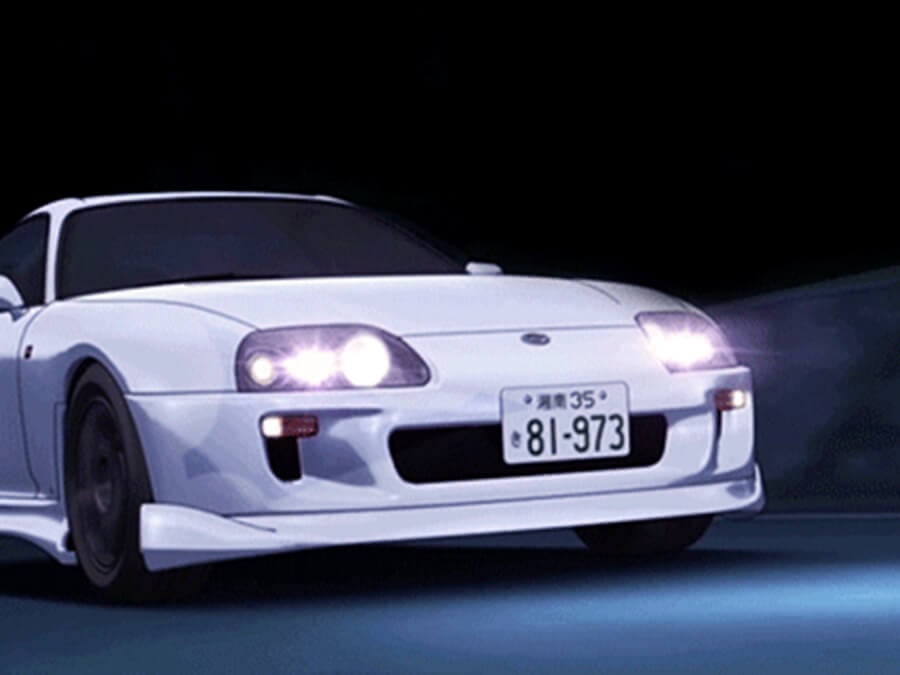 Toyota Supra Anime Car Aesthetic