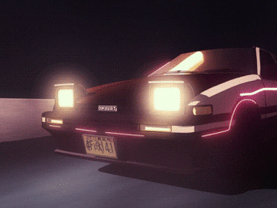 Toyota AE86 Anime Car Aesthetic