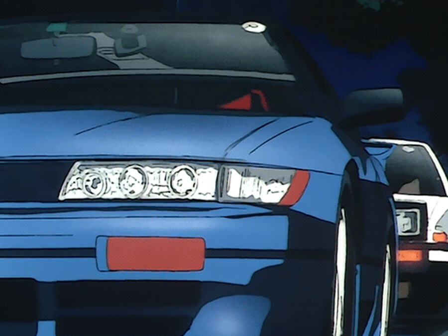 JDM Anime Icons: Nissan Silvia S13 and Toyota AE86