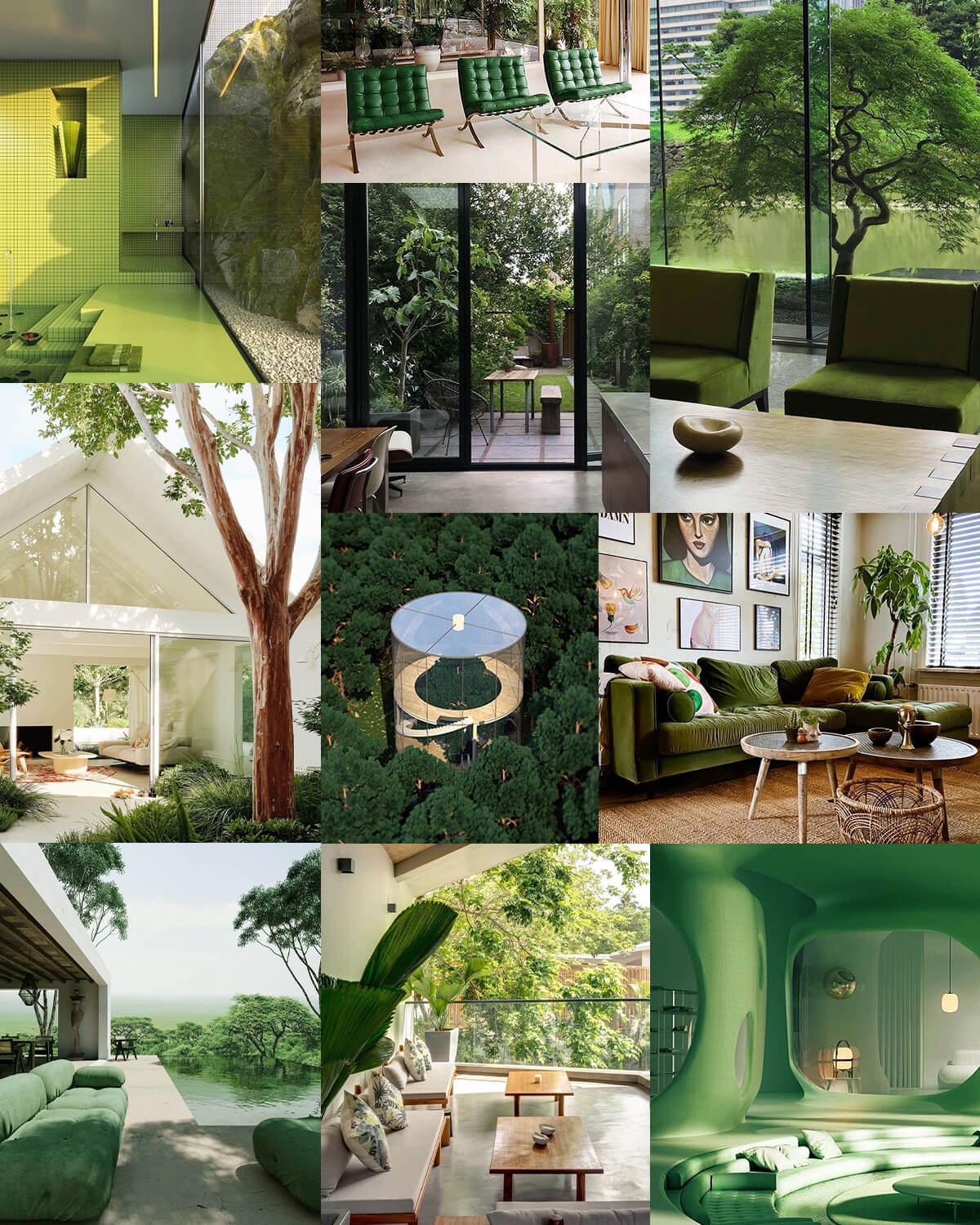 Aesthetic Green Home Photos