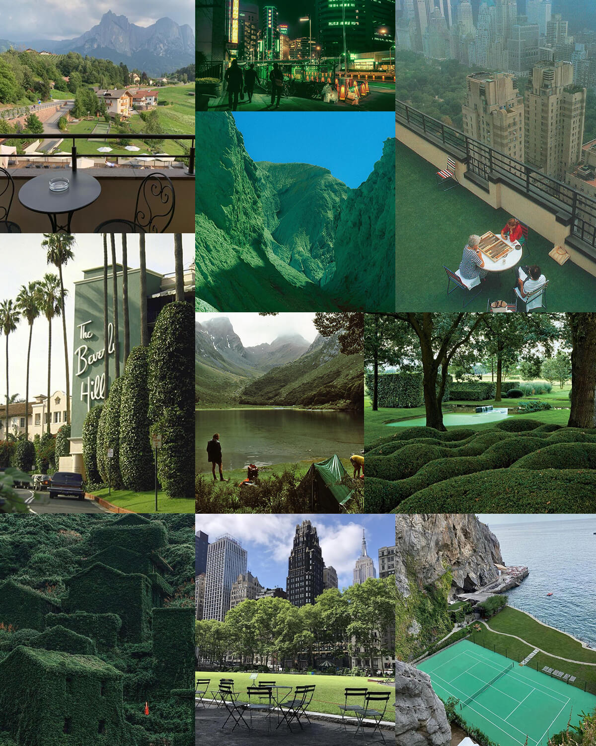 Aesthetic Green Travel & Places