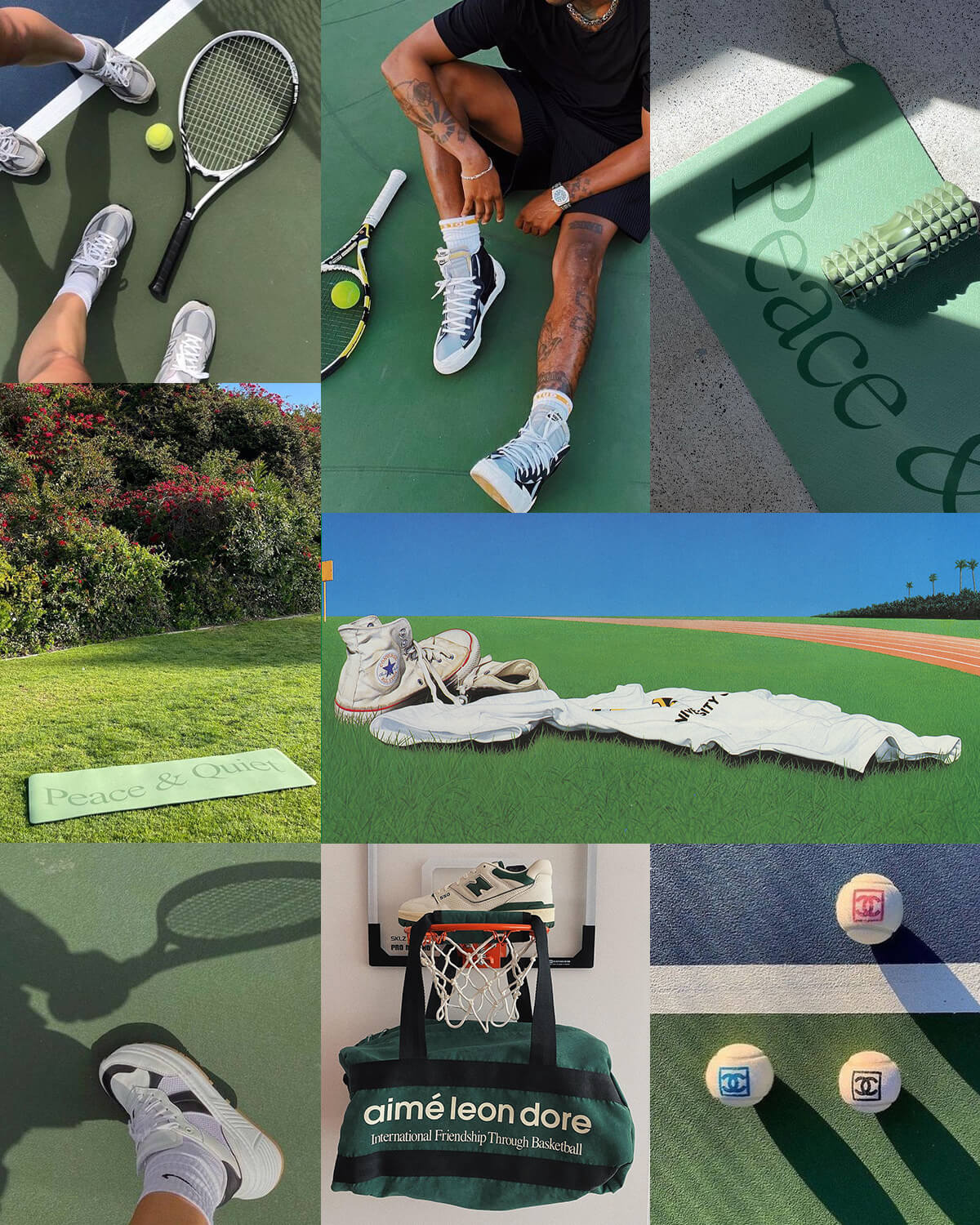 Aesthetic Green Sports Pictures