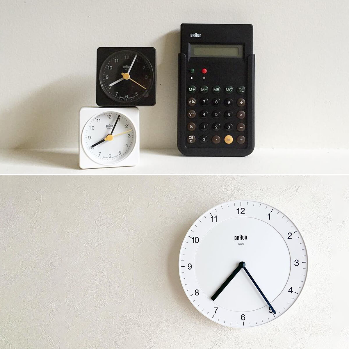 minimalist digital clock