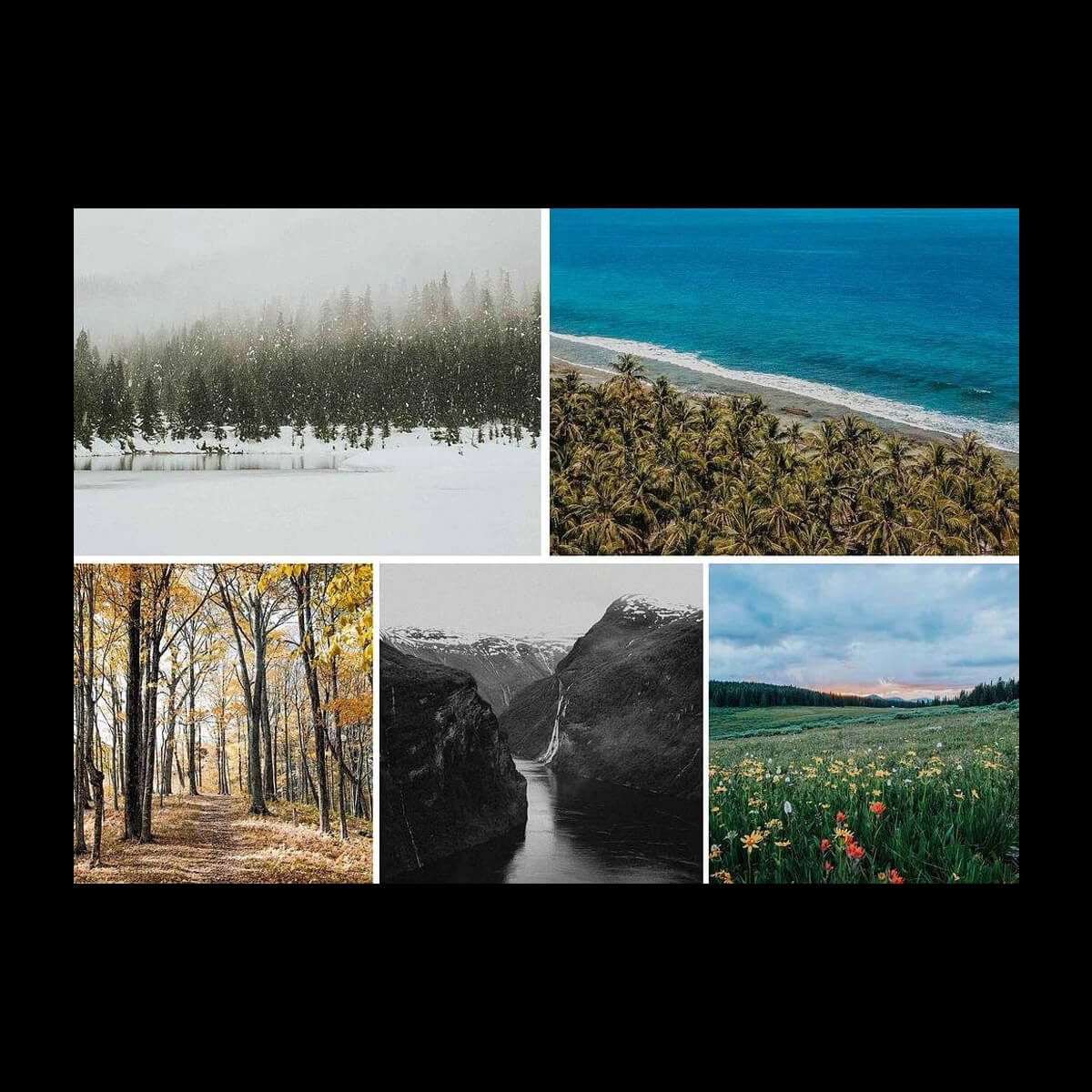 Seasonal Landscape Lightroom Presets