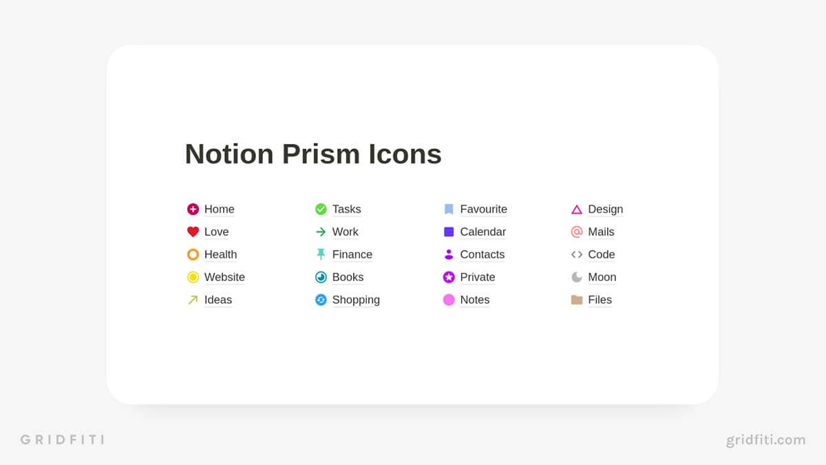 Notion Prism Icons
