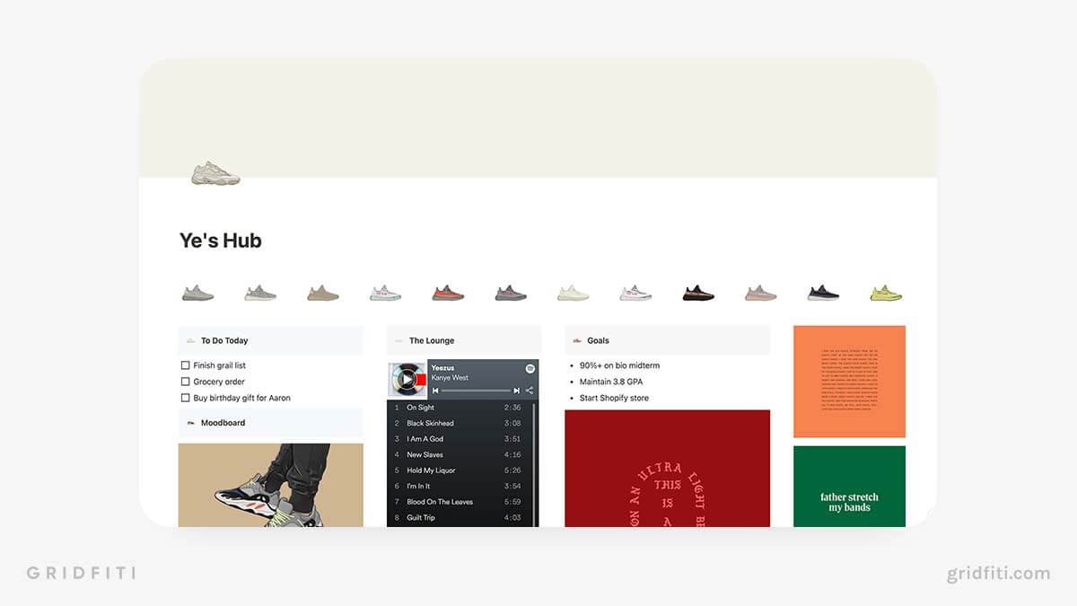 Sneaker Notion Icons