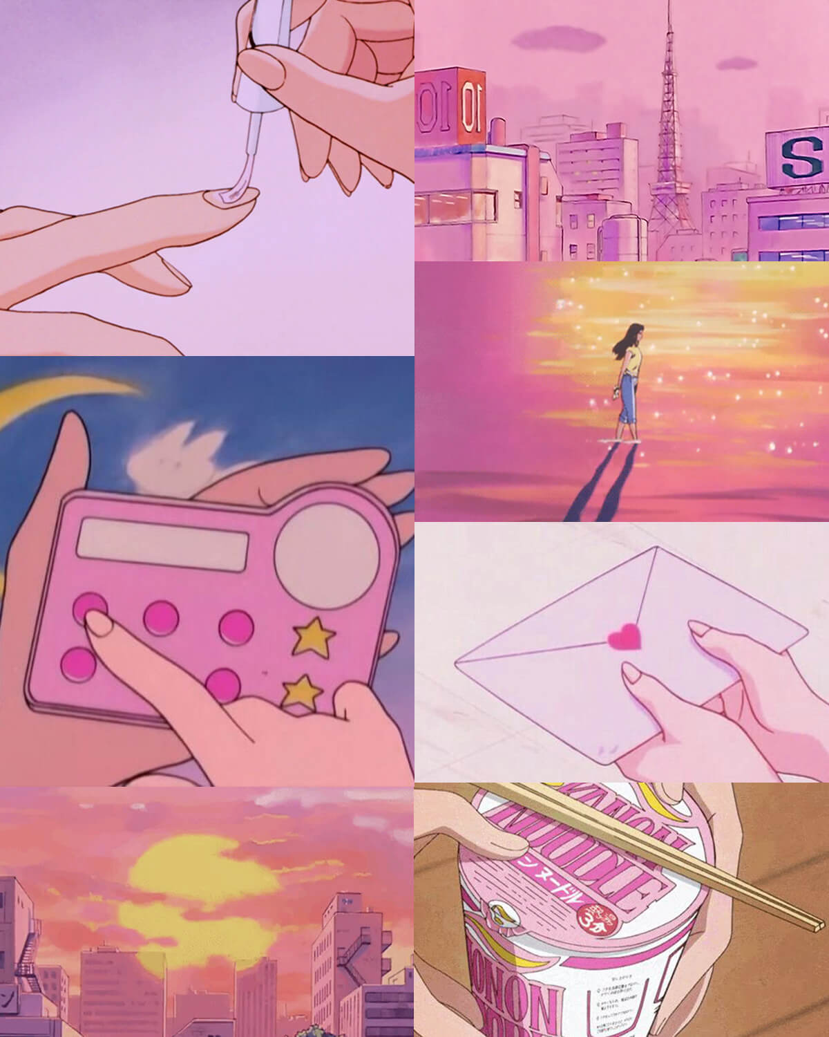 Pink Anime Aesthetic